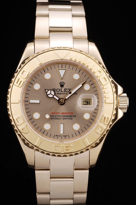 Rolex Yacht Master Gold Dial Ouro Tachymeter